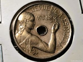 Monedas República: España. II República 25 Céntimos 1934 Lote 752